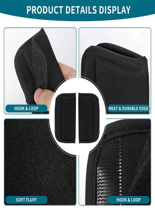 Fevbcnrj Car Seat Shoulder Pads Compatible with Doona, Ultra Soft and Breathable Grid Fabric, Protect Neck and Shoulder Strap Covers, Easy to Install, Straps Pads for Car Seat and Stroller, Black - Image 3